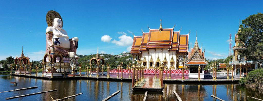 Laughing or Happy Buddha - Wat Plai Laem 