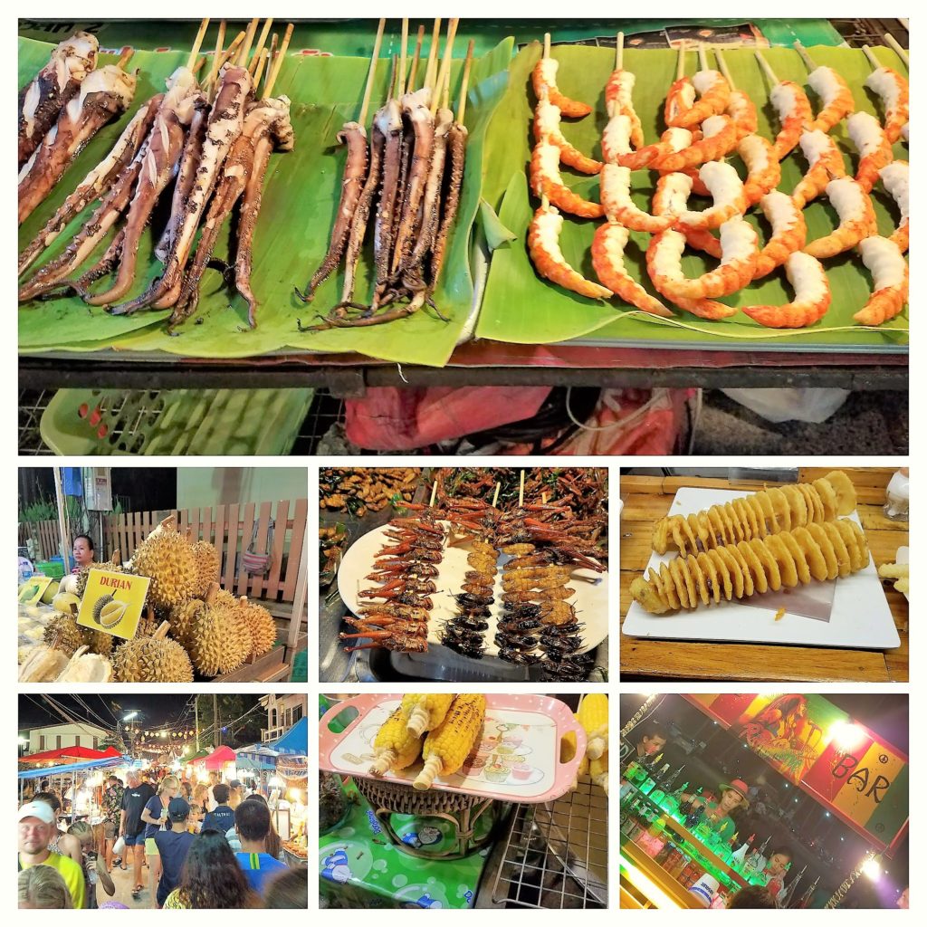 Street Food at the Sunday Night Market Koh Samui Thailand